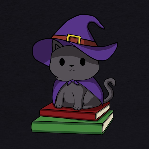 Witch Cat Halloween by DreamstateStudios